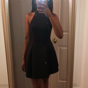 Black cocktail dress